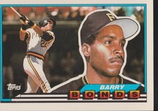 1989 Topps Big #5 Barry Bonds Pittsburgh Pirates