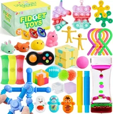 36 Pcs Party Favors for Kids, Popular Fidget Toys Pack, Goodie Bags Filler