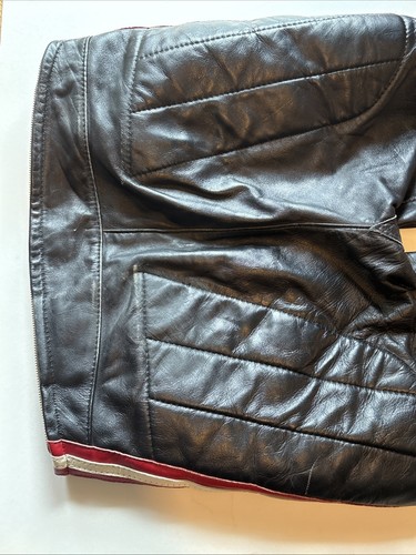 Traje de motocicleta de cuero Bates personalizado de colección 2 piezas cuero de carreras seminuevo - Imagen 22 de 24