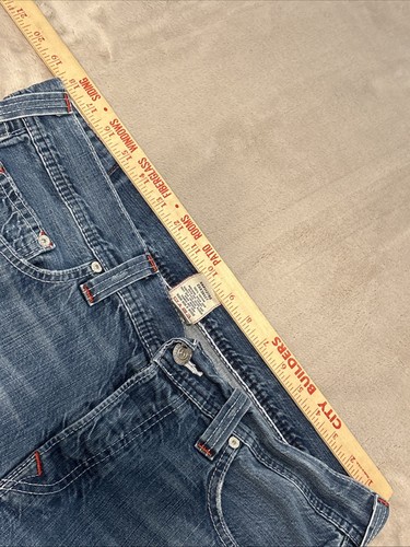 True religion butterfly jeans distressed 36x24 - Picture 6 of 14
