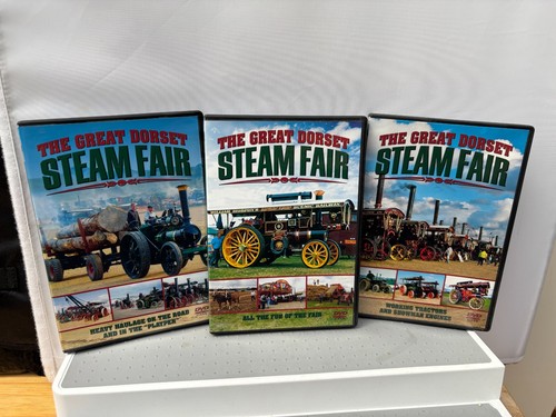 Die große Dorset Dampfmesse DVDs x3 Kirmes/Schwertverkehr/funktionierende Traktion