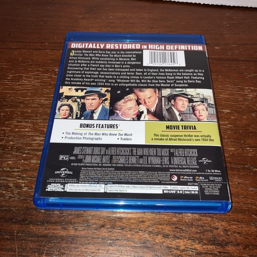 The Man Who Knew Too Much (Blu-ray, 1956) Good - Hitchcock - Stewart - Day - Picture 5 of 11