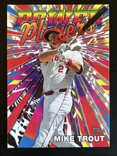 2025 Topps #PP-2 Mike Trout Power Players Card Los Angeles Angels