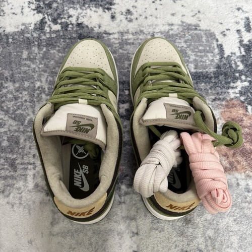 Nike Yuto Horigome x Dunk SB Low Matcha Asparagus 2025 HF8022-300 Gr: 7,5M/9W - Bild 6 von 10