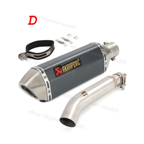 For Honda CB300R 2018-2025 Exhaust Muffler Mid Link Pipe Slip On CB250R CBR300R - Picture 8 of 13