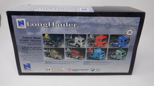 NEW RAY 1/32 BURGUNDY PETERBILT 379 SLEEPER TRANSPORT TRUCK 52803 Long Hauler - Picture 2 of 2