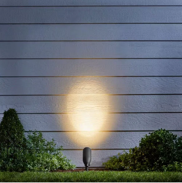 Hampton Bay 430 Lúmenes Negro Cableado Bajo Voltaje LED Luz Ajustable Color Foto 4 de 4