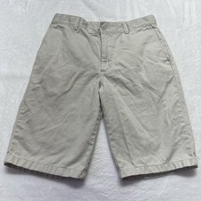 Dillard's Class Club Youth Boys Size 16 Adjustable Waist Uniform Khaki Shorts