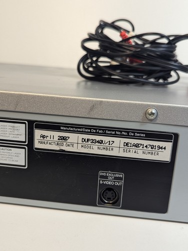 PHILIPS DVD VCR Combo Player DVP3345v/17 Hi-Fi Stereo No Remote Tested Works - Picture 7 of 10