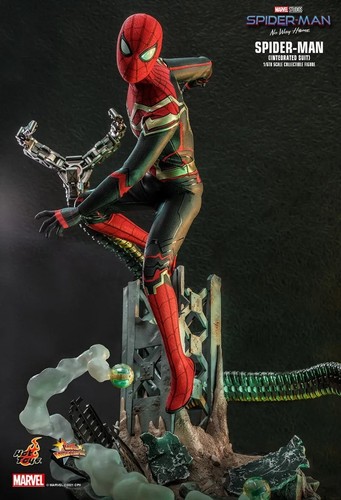 Hot Toys Spider-Man: No Way Home Spider-Man (Integrated Suit) MMS623 - Picture 3 of 9