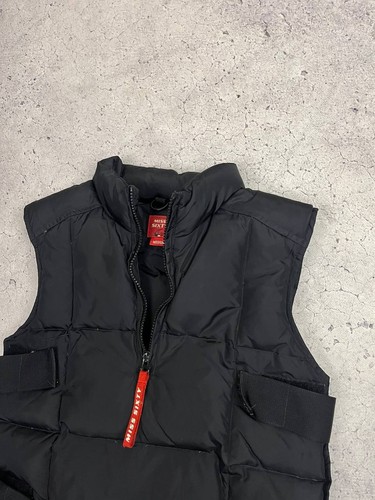 Miss Sixty Black Puffer Vest Women’s Stylish Winter Sleeveless Jac Prada Type - Picture 7 of 15
