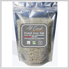 All Goods French Grey Sea Salt   Coarse 5 oz, 82 Minerals, French Gray,