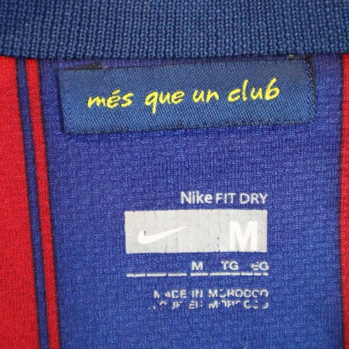 FC Barcelona 2009/10 Home Jersey Bojan #11 Men’s M Nike LFP UNICEF TV3 - Picture 14 of 16