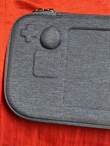 Tombert Tragetasche für Nintendo Switch OLED Tragbares Reiseetui Blau Denim - Bild 4 von 8