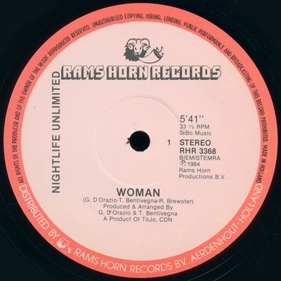 Nightlife Unlimited - Woman / Some Make You Dance (12'', Single)