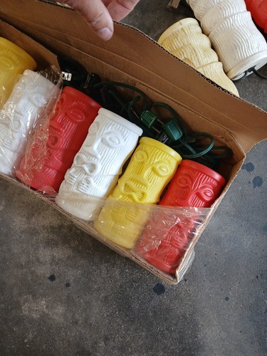 VINTAGE TIKI PARTILITES 14 STRINGLIGHTS Camper Lights13ft LONG (A) - Picture 3 of 7