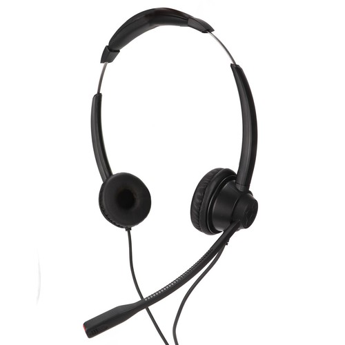 2.5Mm Business Headset Binaural Corded Headset With Hd Mic For Home Office C SPC - Zdjęcie 12 z 12