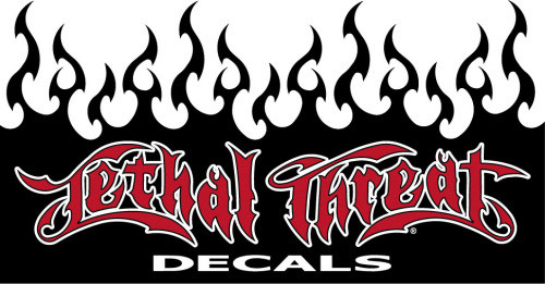Lethal Threat Down-N-Out Party First Safety Second Motorcycle Street Bike - Imagen 2 de 6