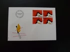 campaign against fire FDC Switzerland 1984 (block of 4)