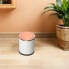  Eingelassene Mülleimerdeckel aus Edelstahl, runde Mülleimerabdeckung für die