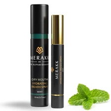 -Dry Mouth Fresh Breath Spray Mint - Sugar-Free Xylitol Breath Freshener | Ba...