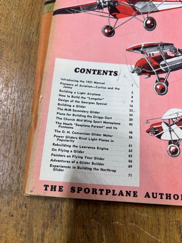 1931, 1933 EAA Flying and Glider Manual 1933 Miscellany - Picture 7 of 7