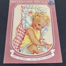 Vintage Meyercord Decal X 401-A
