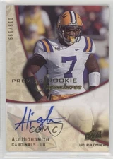 2008 UD Premier Premier Rookie Signatures 19/199 Ali Highsmith #138 Auto 1s7