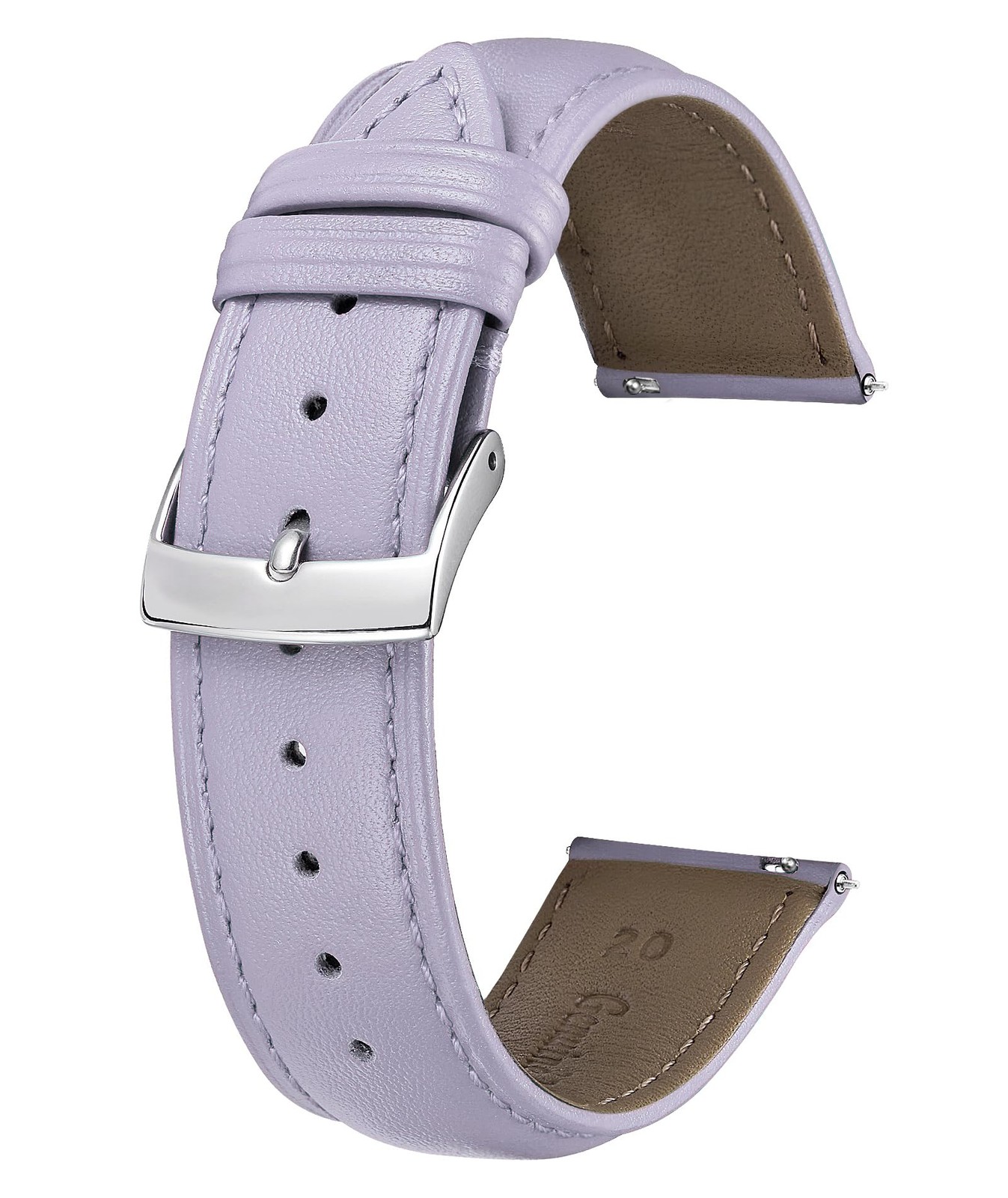 Bracelet de montre en cuir multicolore idéal du bureau aux soirées