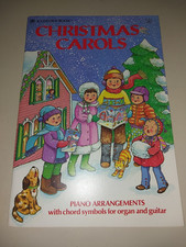 christmas carols piano arrangements sheet music USED