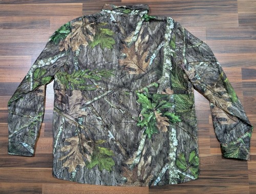MOSSY OAK OBSESSION CAMO BUTTON DOWN SHIRT MENS XL LIGHTWEIGHT VENTED - Picture 2 of 9
