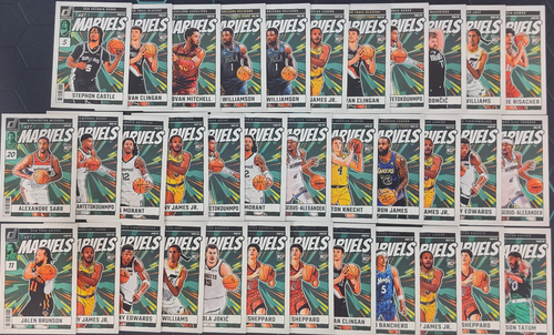 2024-25 Panini Donruss Stephon Castle/Alexandre Sarr RC Net Marvels Lot 30+