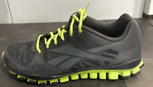 Reebok Men's Realflex Athletic J90773 Running Shoes Mesh Black Neon Green Sz 12 - Picture 4 of 14