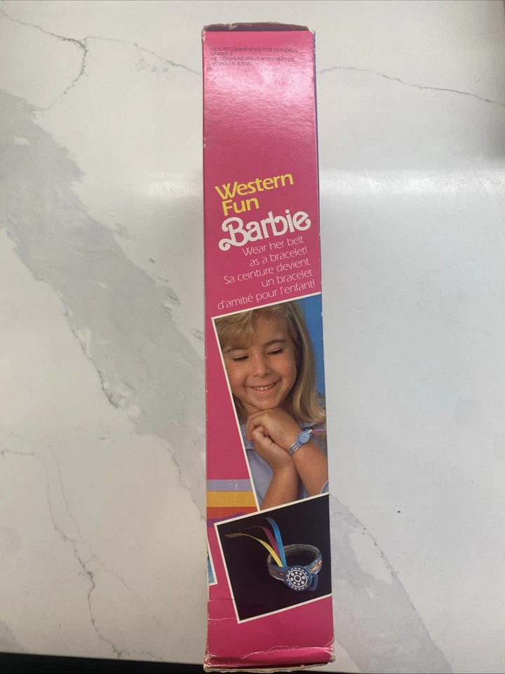 Muñeca Barbie Mattel Western Fun 1989 #9932 vintage nueva Foto 4 de 4