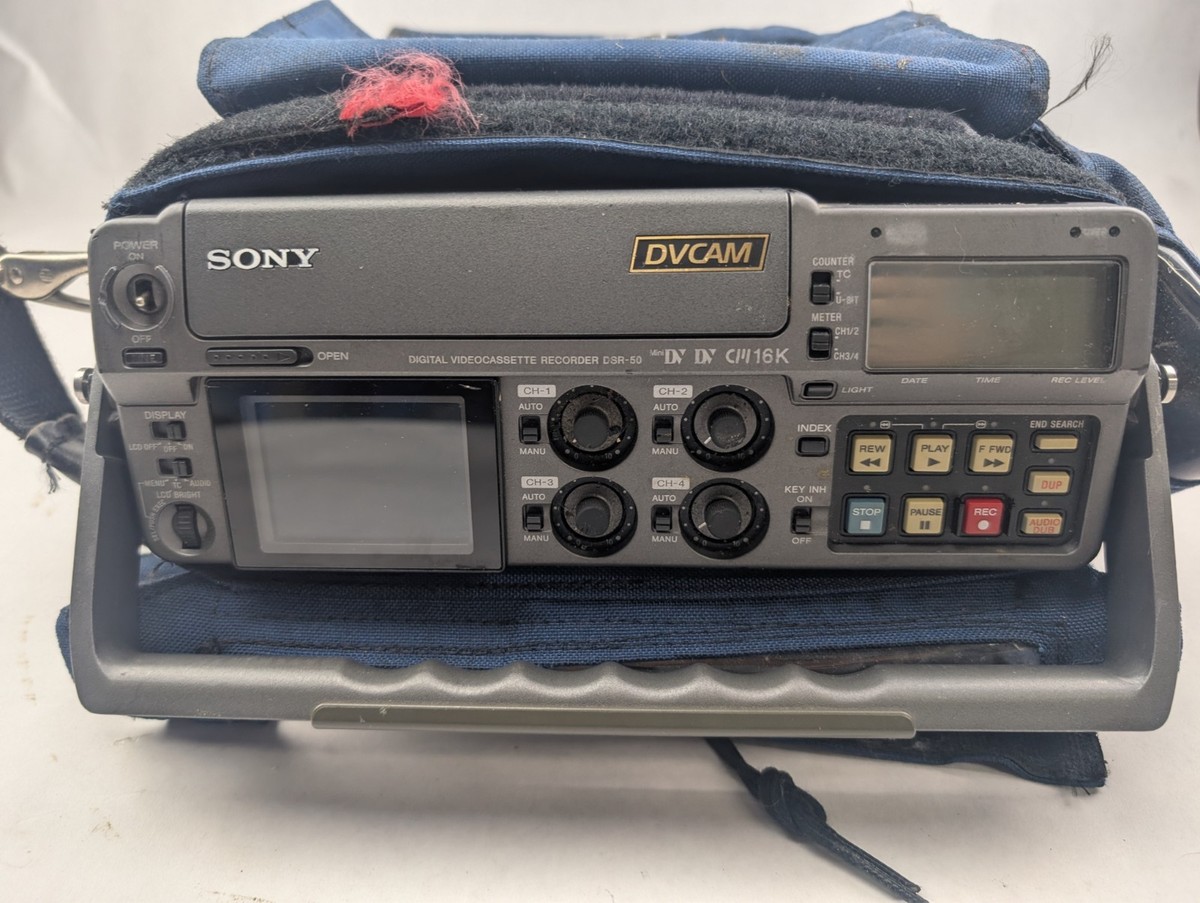 SONY / DSR-50　ジャンク Sony DSR-50 Portable DV MiniDV DVCAM VCR Player Recorder VTR
