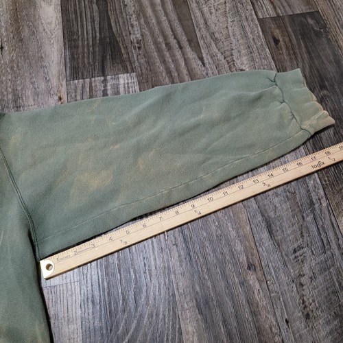 VINTAGE Nike Sweatshirt Large Green Swoosh Crewneck Long Sleeve Pullover Mens M - Picture 7 of 16