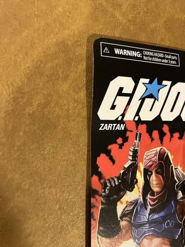 GI Joe Classified Series Zartan Retro Card 6" Walmart Esclusa Carta Sigillata Non Come Nuova - Foto 5 di 10