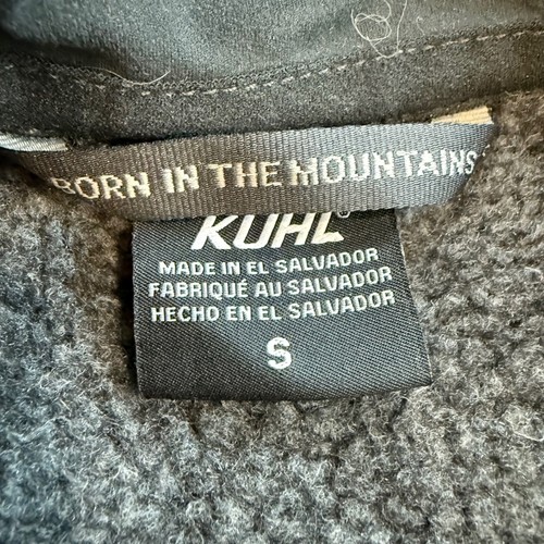 KUHL Interceptr Mens Full Zip Fleece Jacket Charcoal Gray Size S 3183 - Picture 11 of 14