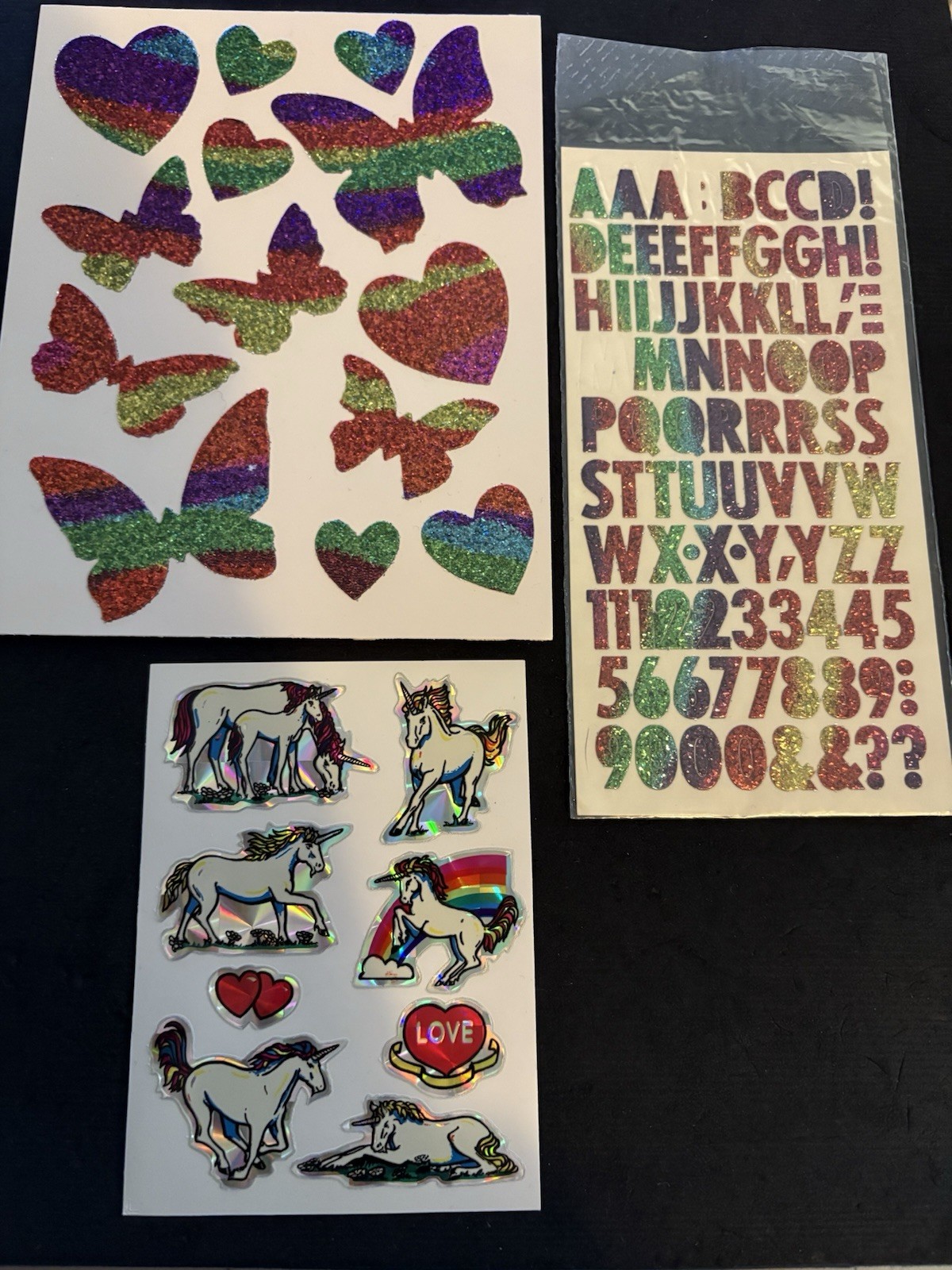 Mixed Lot Of Vintage Stickers - RESERVED for Ninysparkle -