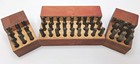 Vintage Steel Number & Letter Stamp Set Lot In Wooden Boxes 1/8", 1/4"