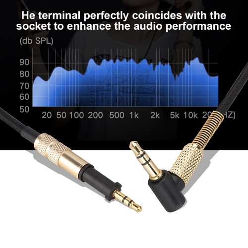 Premium Braided 123cm Headphone Wire for K450 K451 K452 K480 Q460 Dustproof - Bild 4 von 8