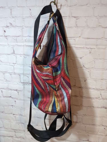 Black Butterfly Brand Abstract Multicolor Lightweight Backpack NWOT Festival  - Picture 7 of 8