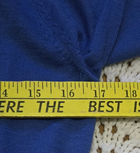 NWT Talbots Womens Petites Merino Wool Button Front Belted Cardigan Blue Sz P - Picture 14 of 17