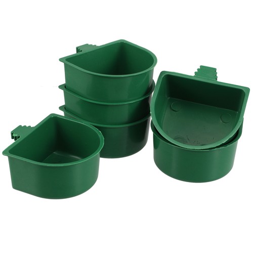 Mini tazas de plástico para alimentar loros 30 piezas plato de comida para pájaros jaula para pájaros cuencos de alimentación - Imagen 8 de 18
