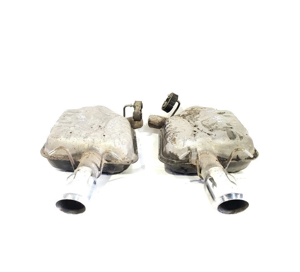 2006 Cadillac STS V OEM Pair Exhaust Mufflers - Image 2 of 4