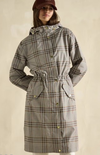 JOULES Holkham Light Brown Waterproof Packable Raincoat Hooded UK18 BNWT RRP £75 - Picture 11 of 16