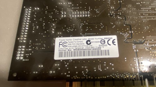 Creative Labs Sound Blaster Audigy SB0090 SB1394 EAX PCI Sound Card, Tested - Afbeelding 3 van 4