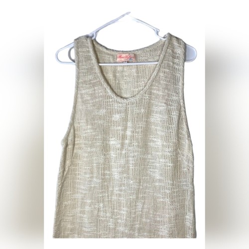 Mara Hoffman Swim Loose Knit Tank Dress/Cover-up Size Small