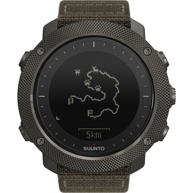 SUUNTO TRAVERSE ALPHA FOLIAGE TEXTILE STRAP MEN'S WATCH - SS022292000 | eBay