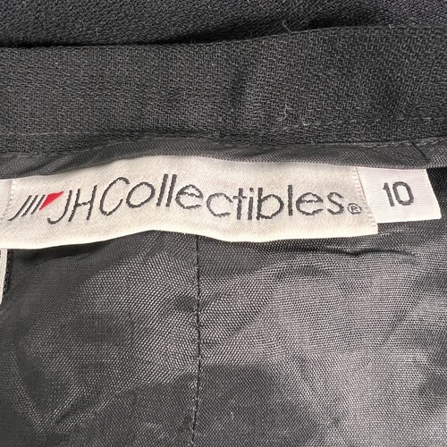 New Vintage JH Collectibles Dress Pants Women's Size 10 Tapered 100% Wool Black - Picture 7 of 11